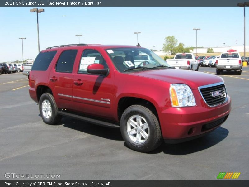 Red Jewel Tintcoat / Light Tan 2011 GMC Yukon SLE