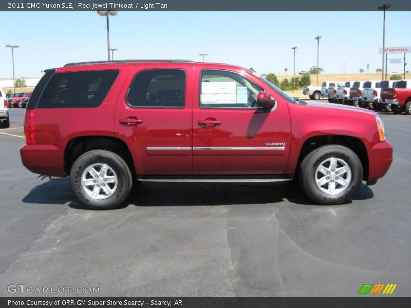 Red Jewel Tintcoat / Light Tan 2011 GMC Yukon SLE