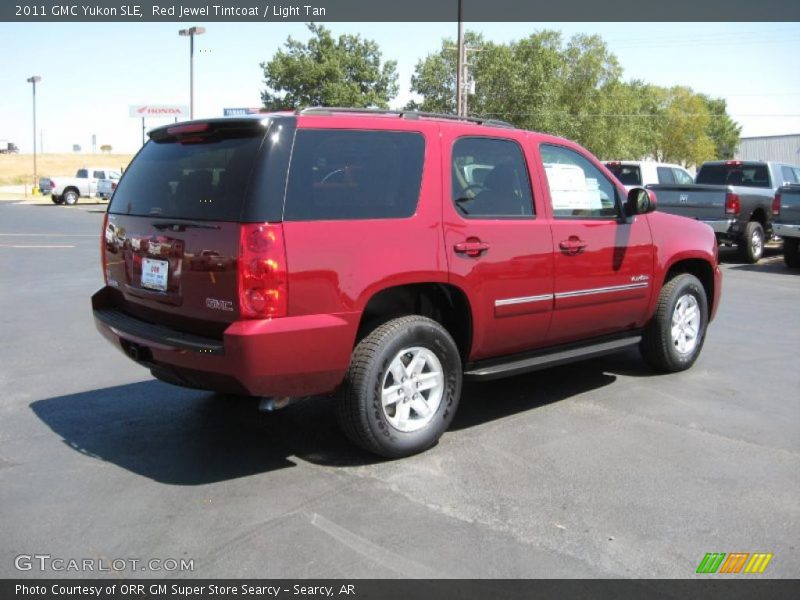 Red Jewel Tintcoat / Light Tan 2011 GMC Yukon SLE
