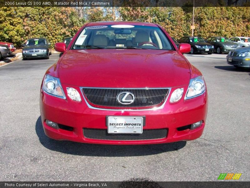 Matador Red Mica / Cashmere 2006 Lexus GS 300 AWD