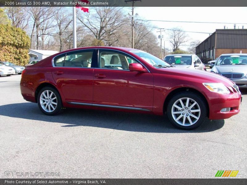 Matador Red Mica / Cashmere 2006 Lexus GS 300 AWD