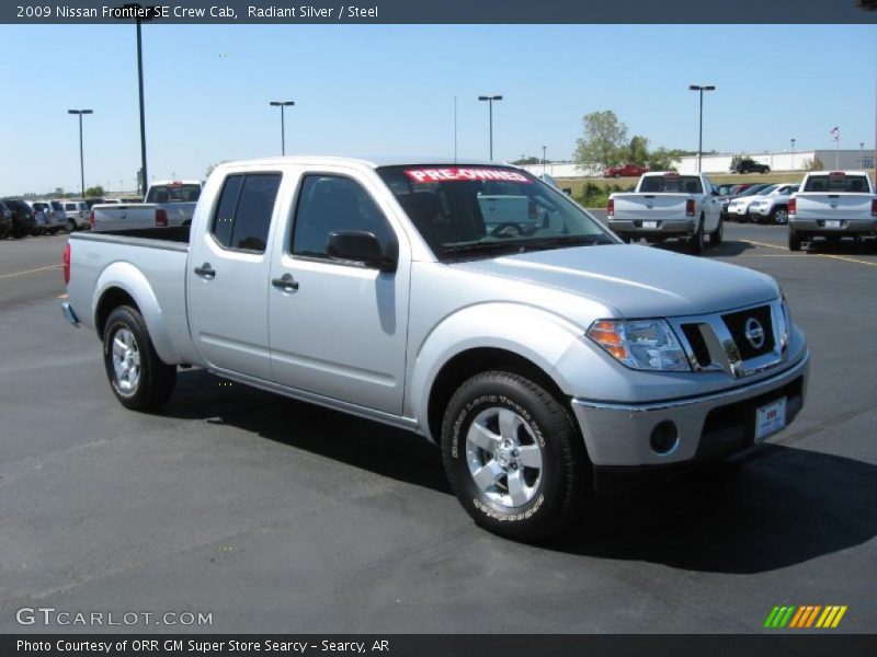 Radiant Silver / Steel 2009 Nissan Frontier SE Crew Cab