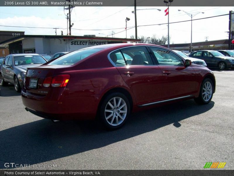 Matador Red Mica / Cashmere 2006 Lexus GS 300 AWD