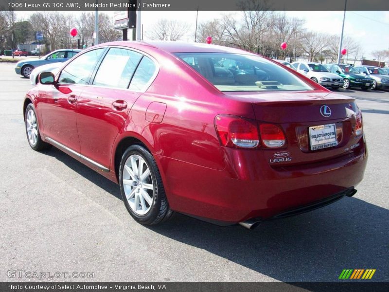 Matador Red Mica / Cashmere 2006 Lexus GS 300 AWD