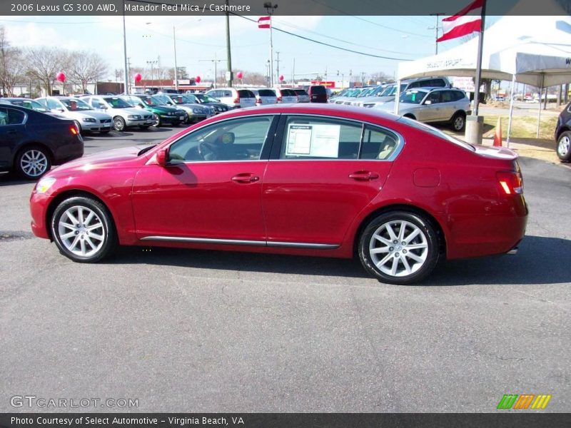 Matador Red Mica / Cashmere 2006 Lexus GS 300 AWD