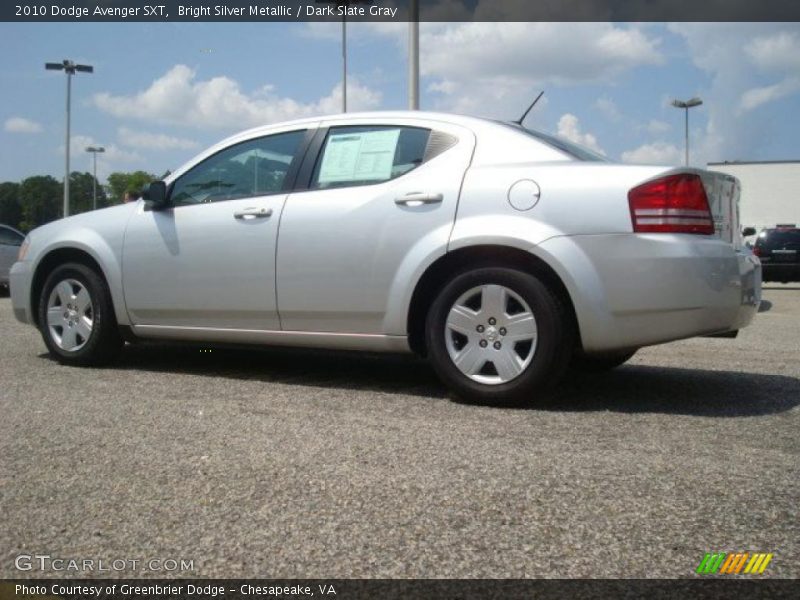 Bright Silver Metallic / Dark Slate Gray 2010 Dodge Avenger SXT
