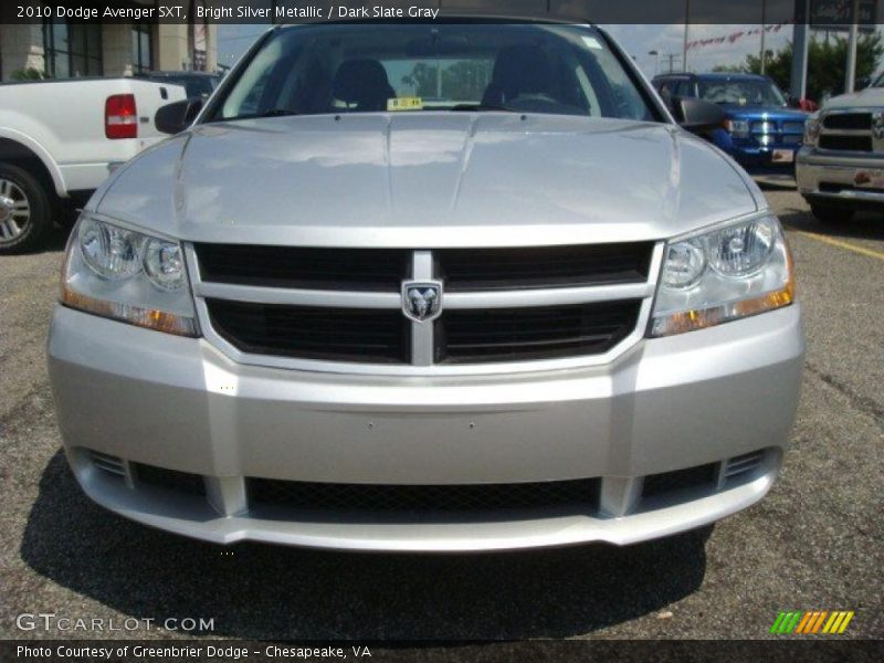 Bright Silver Metallic / Dark Slate Gray 2010 Dodge Avenger SXT