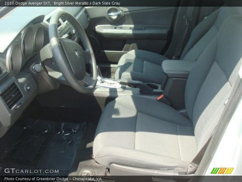 Bright Silver Metallic / Dark Slate Gray 2010 Dodge Avenger SXT