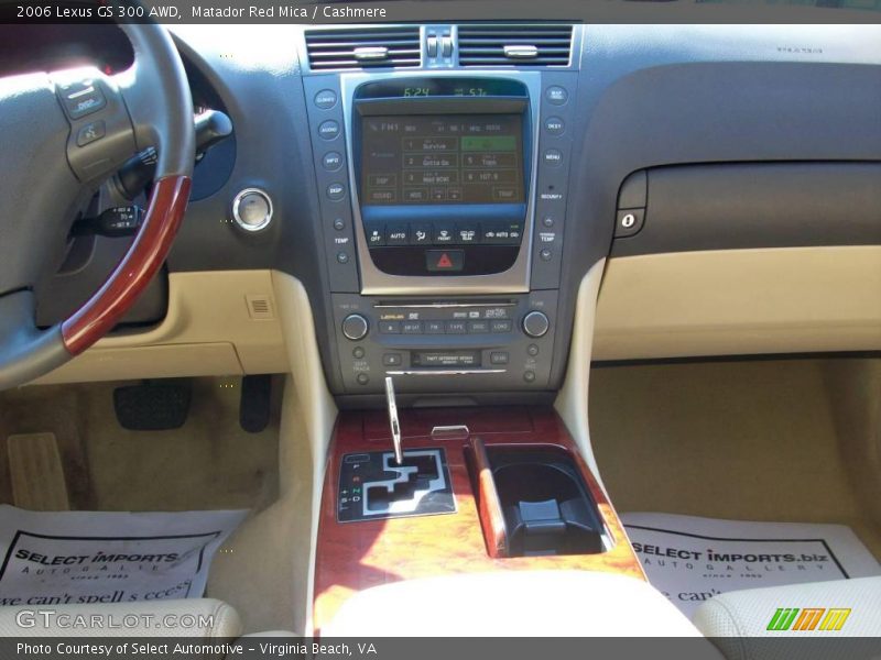 Matador Red Mica / Cashmere 2006 Lexus GS 300 AWD