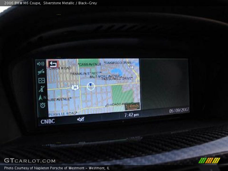 Silverstone Metallic / Black-Grey 2006 BMW M6 Coupe