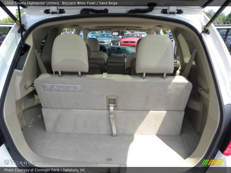 Blizzard White Pearl / Sand Beige 2009 Toyota Highlander Limited