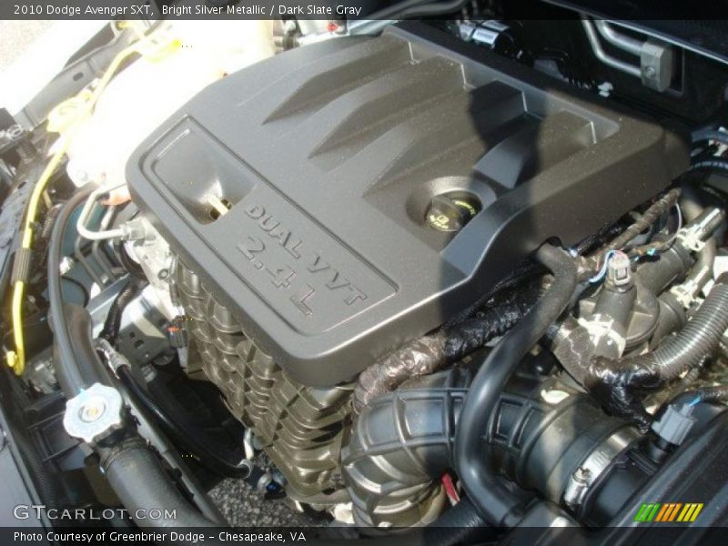 Bright Silver Metallic / Dark Slate Gray 2010 Dodge Avenger SXT