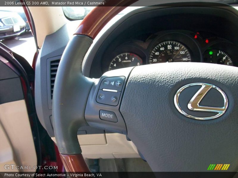 Matador Red Mica / Cashmere 2006 Lexus GS 300 AWD