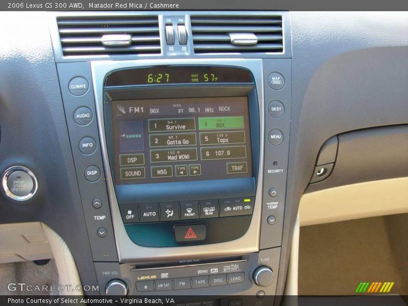 Matador Red Mica / Cashmere 2006 Lexus GS 300 AWD