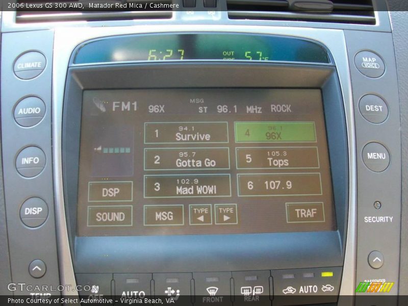 Matador Red Mica / Cashmere 2006 Lexus GS 300 AWD