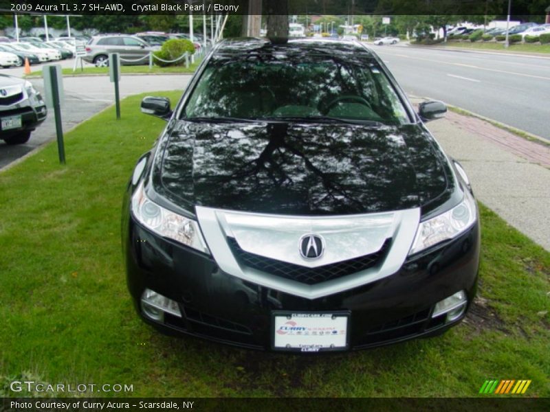 Crystal Black Pearl / Ebony 2009 Acura TL 3.7 SH-AWD