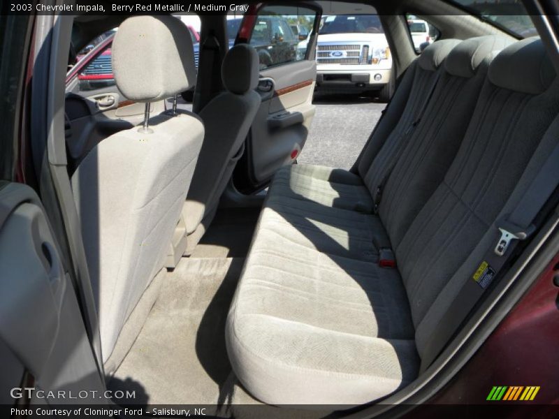 Berry Red Metallic / Medium Gray 2003 Chevrolet Impala