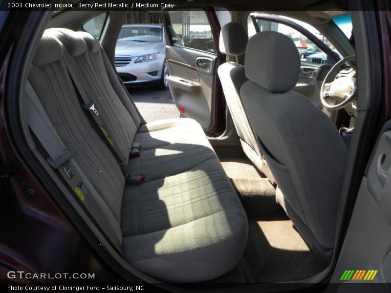Berry Red Metallic / Medium Gray 2003 Chevrolet Impala