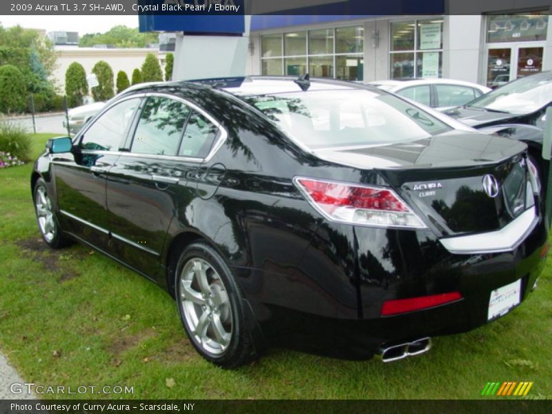 Crystal Black Pearl / Ebony 2009 Acura TL 3.7 SH-AWD