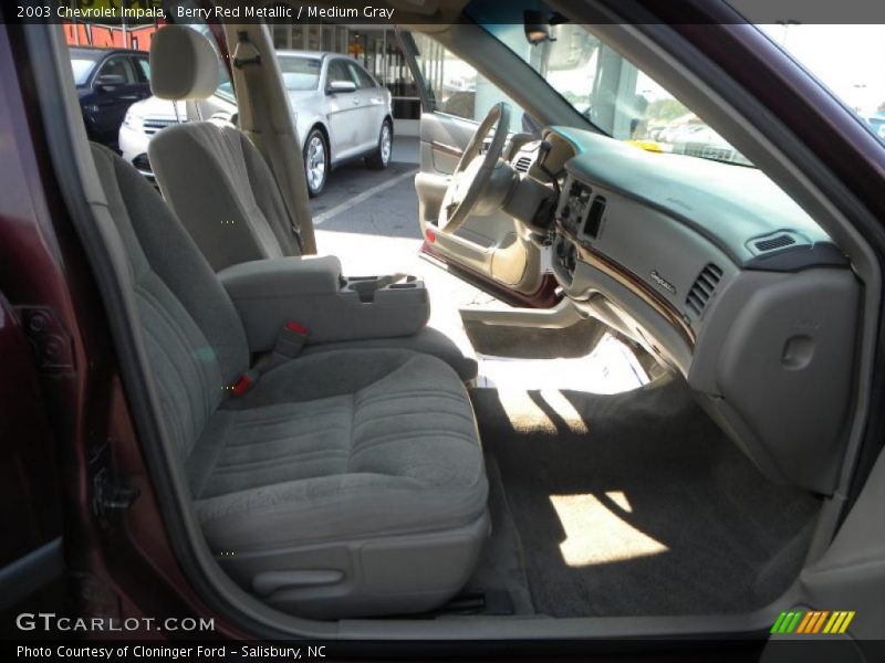 Berry Red Metallic / Medium Gray 2003 Chevrolet Impala