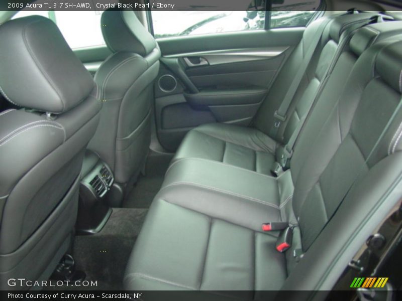 Crystal Black Pearl / Ebony 2009 Acura TL 3.7 SH-AWD