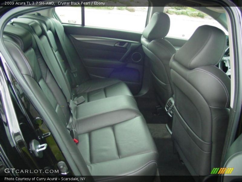 Crystal Black Pearl / Ebony 2009 Acura TL 3.7 SH-AWD