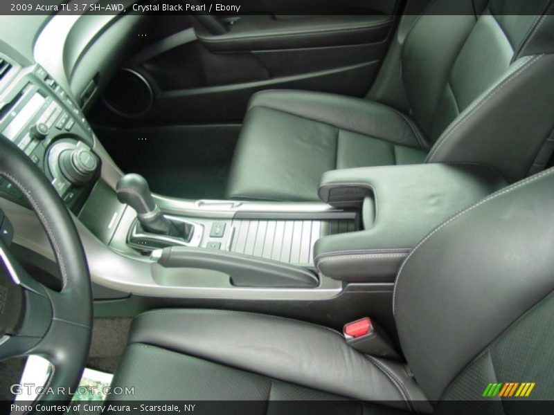 Crystal Black Pearl / Ebony 2009 Acura TL 3.7 SH-AWD