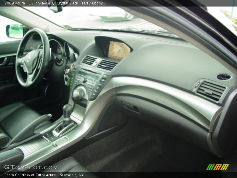 Crystal Black Pearl / Ebony 2009 Acura TL 3.7 SH-AWD