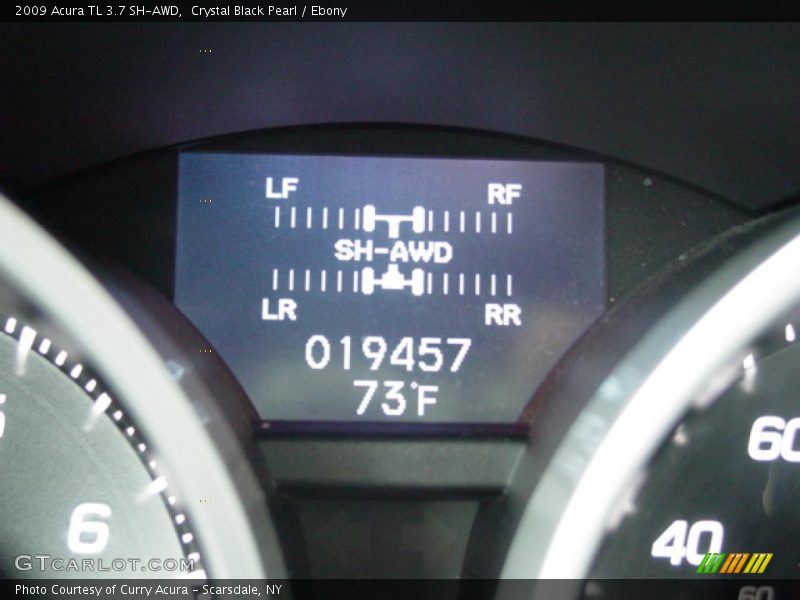 Crystal Black Pearl / Ebony 2009 Acura TL 3.7 SH-AWD