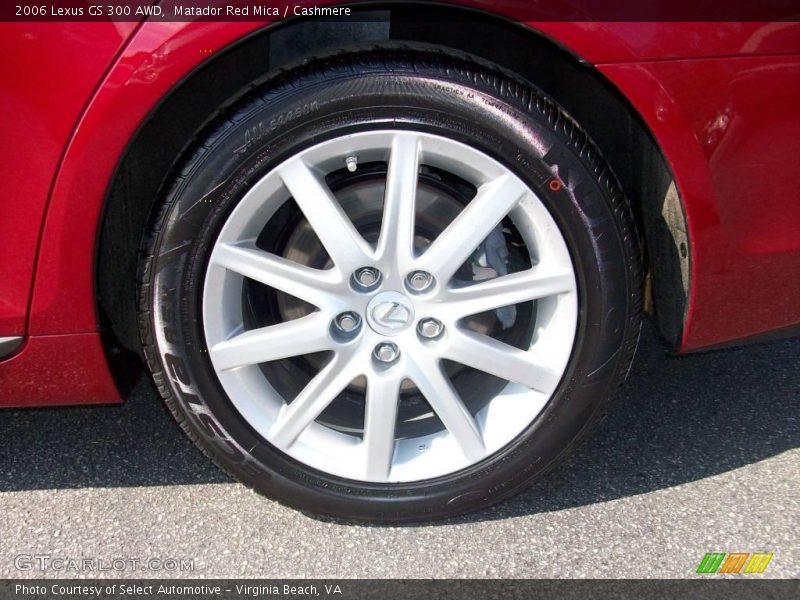 Matador Red Mica / Cashmere 2006 Lexus GS 300 AWD