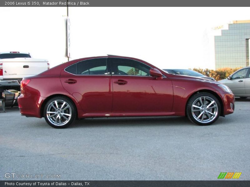 Matador Red Mica / Black 2006 Lexus IS 350