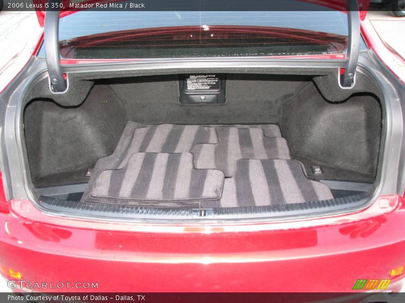 Matador Red Mica / Black 2006 Lexus IS 350