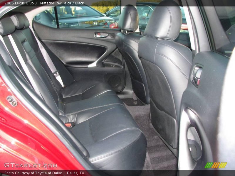 Matador Red Mica / Black 2006 Lexus IS 350