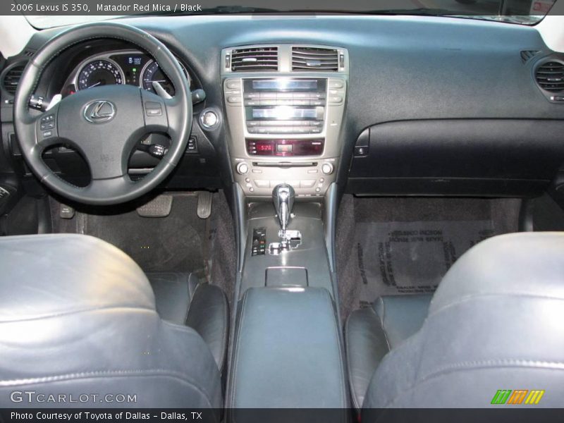 Matador Red Mica / Black 2006 Lexus IS 350