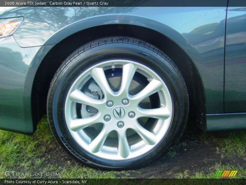 Carbon Gray Pearl / Quartz Gray 2008 Acura TSX Sedan