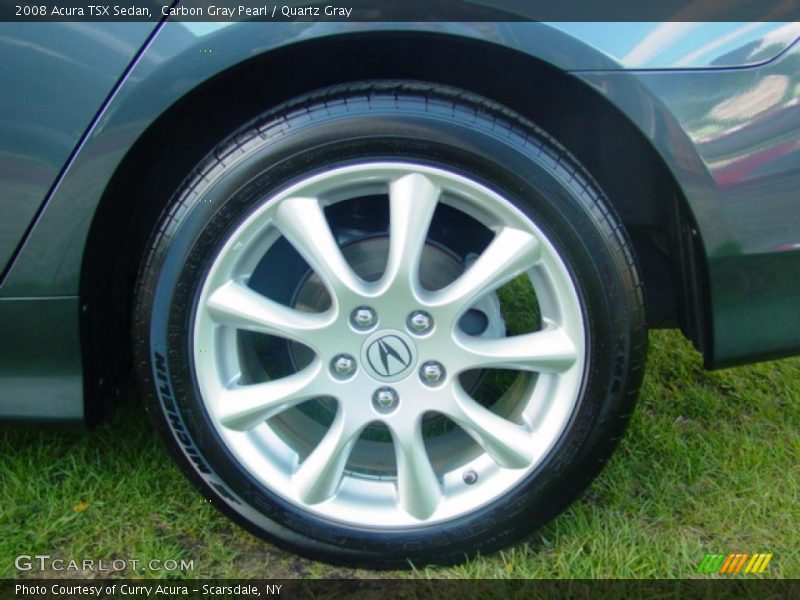 Carbon Gray Pearl / Quartz Gray 2008 Acura TSX Sedan