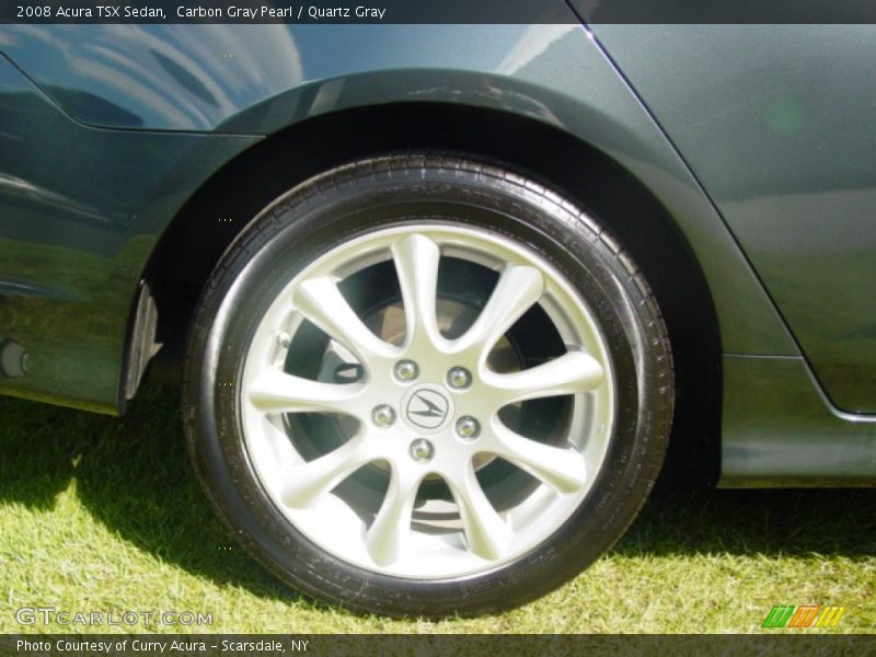 Carbon Gray Pearl / Quartz Gray 2008 Acura TSX Sedan