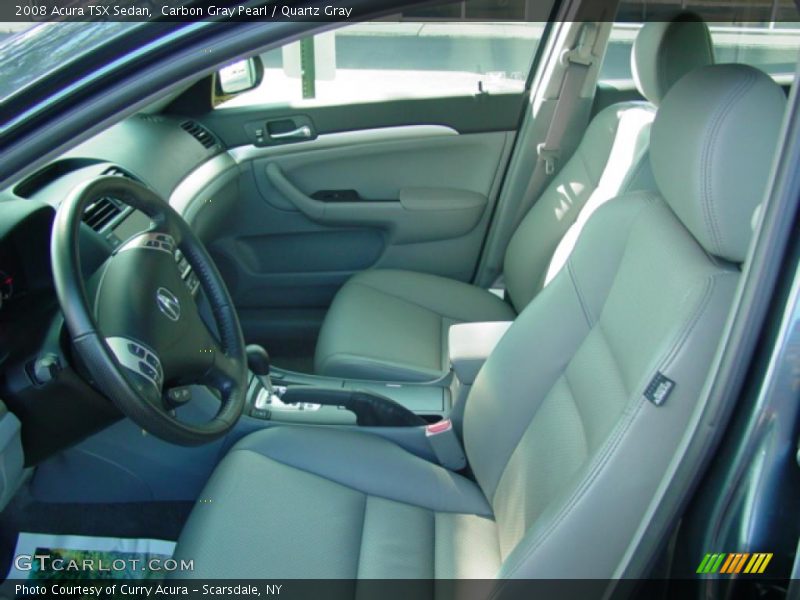 Carbon Gray Pearl / Quartz Gray 2008 Acura TSX Sedan