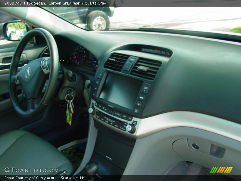 Carbon Gray Pearl / Quartz Gray 2008 Acura TSX Sedan