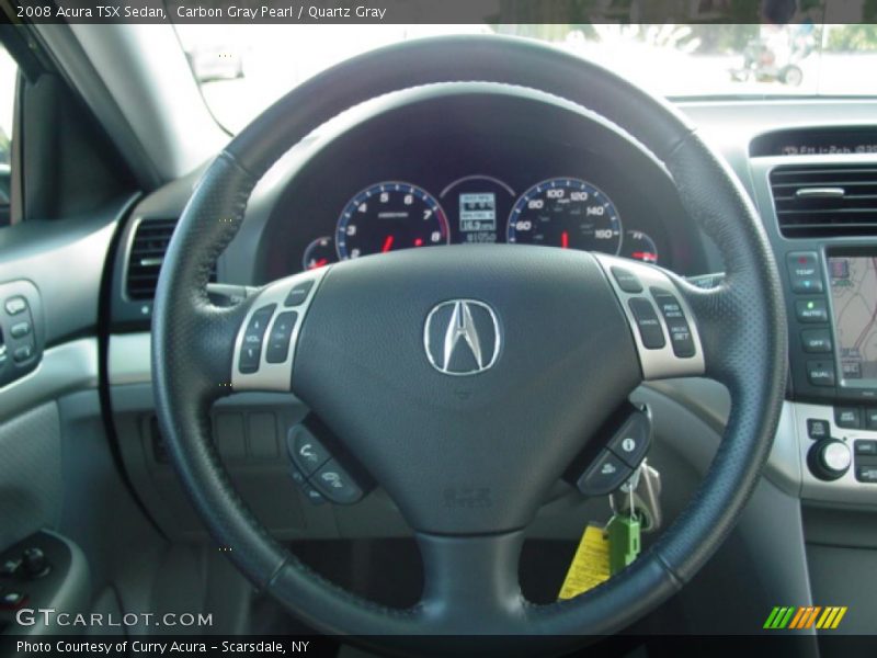 Carbon Gray Pearl / Quartz Gray 2008 Acura TSX Sedan