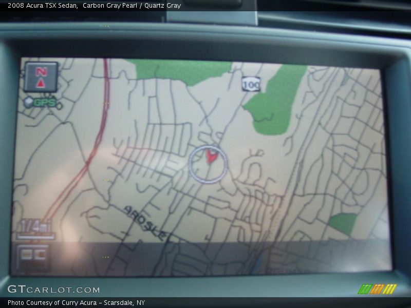 Carbon Gray Pearl / Quartz Gray 2008 Acura TSX Sedan