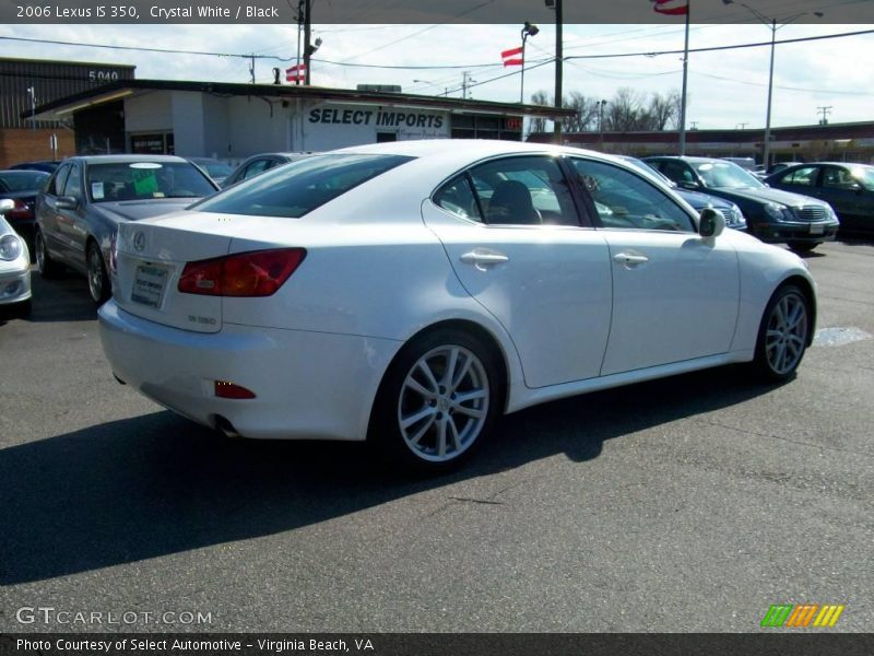Crystal White / Black 2006 Lexus IS 350