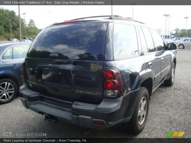 Dark Gray Metallic / Medium Pewter 2004 Chevrolet TrailBlazer LT 4x4