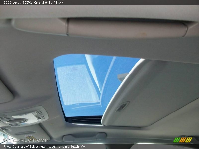 Crystal White / Black 2006 Lexus IS 350