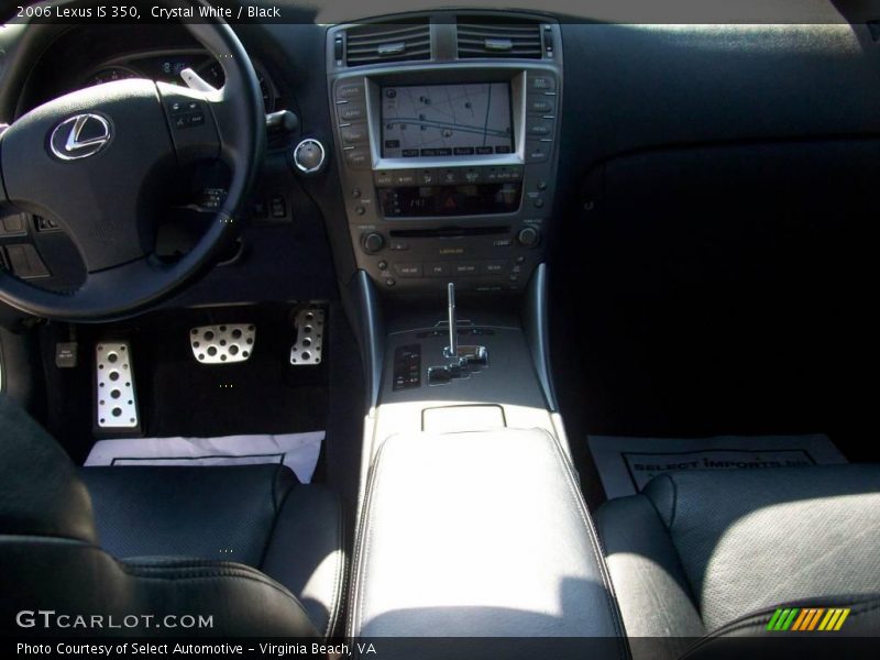 Crystal White / Black 2006 Lexus IS 350