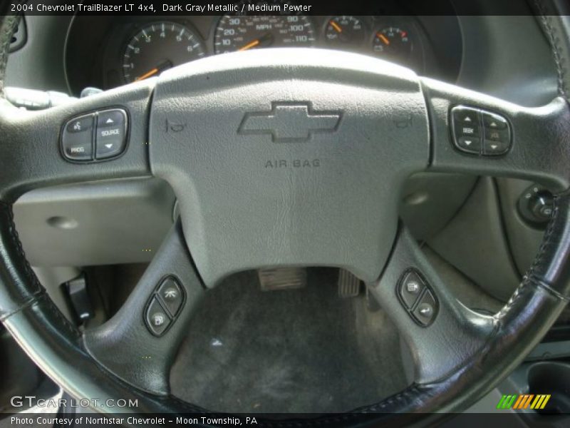 Dark Gray Metallic / Medium Pewter 2004 Chevrolet TrailBlazer LT 4x4