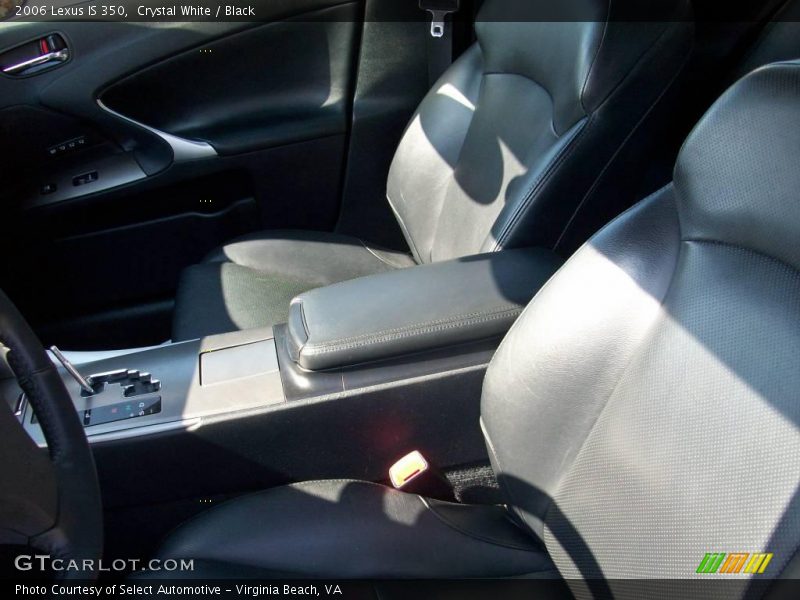 Crystal White / Black 2006 Lexus IS 350