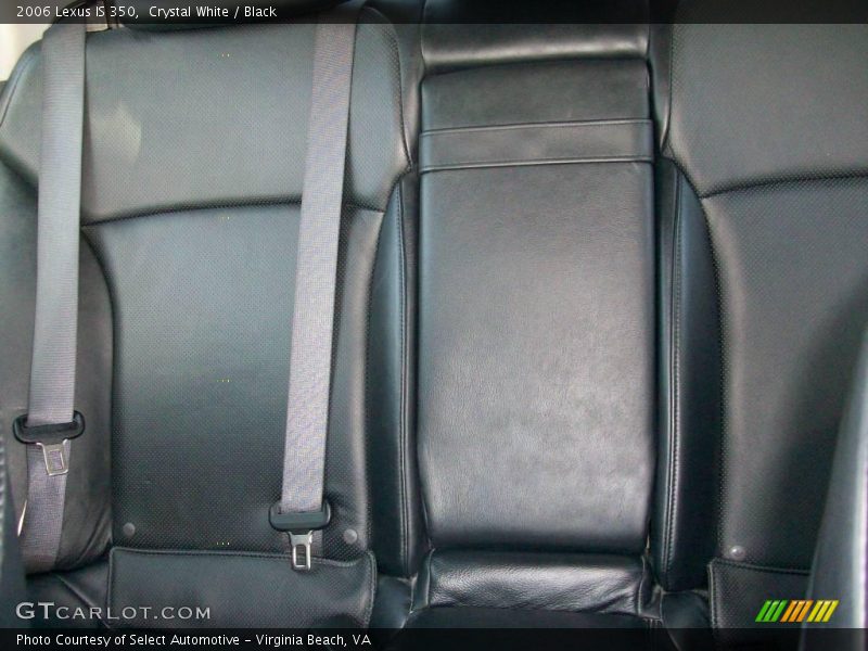 Crystal White / Black 2006 Lexus IS 350