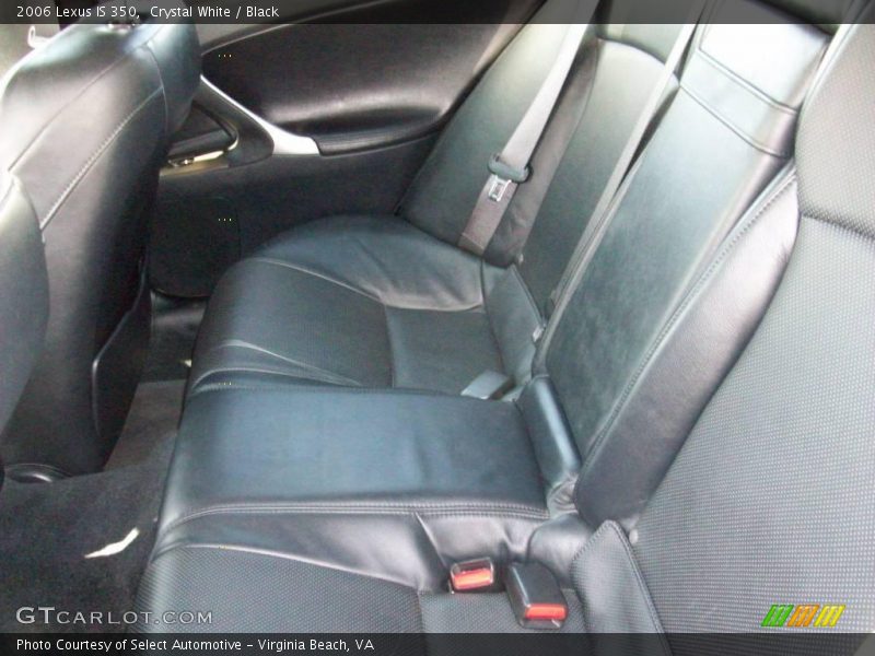 Crystal White / Black 2006 Lexus IS 350
