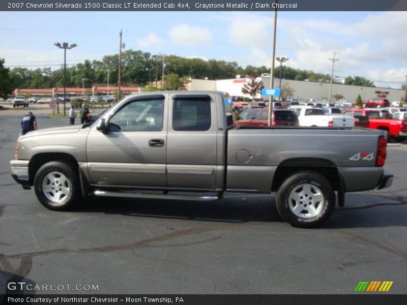 Graystone Metallic / Dark Charcoal 2007 Chevrolet Silverado 1500 Classic LT Extended Cab 4x4